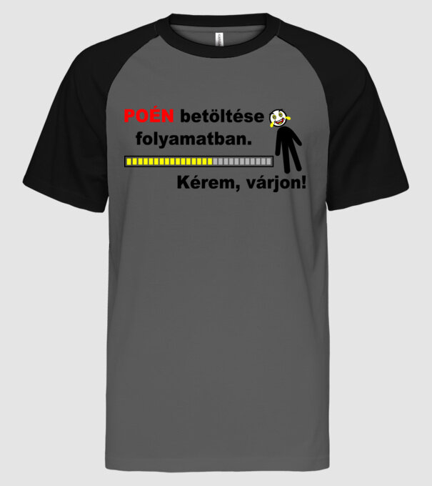  minta szürke/fekete pólón