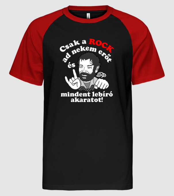  minta fekete/piros pólón