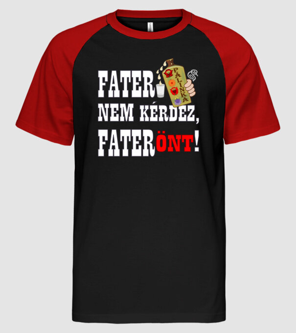  minta fekete/piros pólón