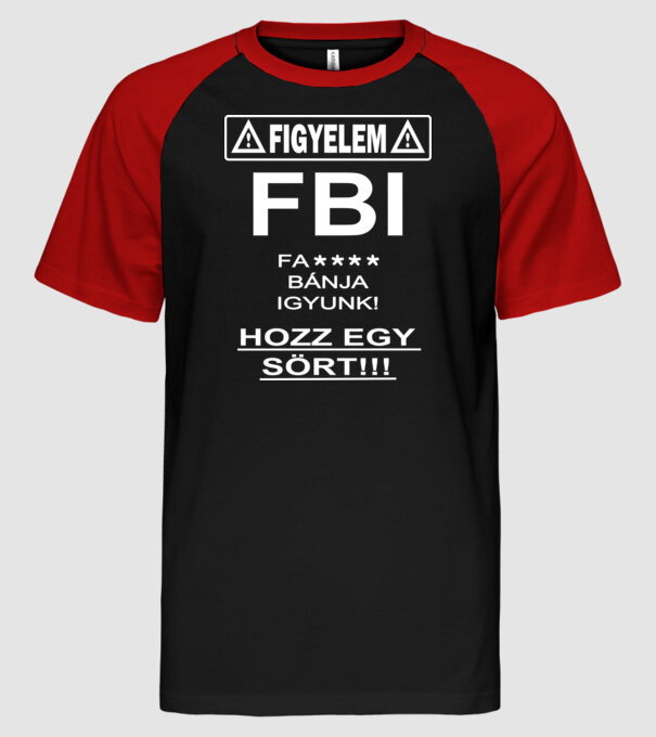  minta fekete/piros pólón