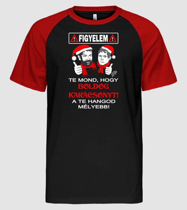  minta fekete/piros pólón