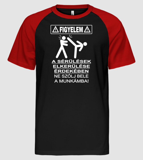  minta fekete/piros pólón
