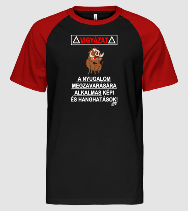  minta fekete/piros pólón