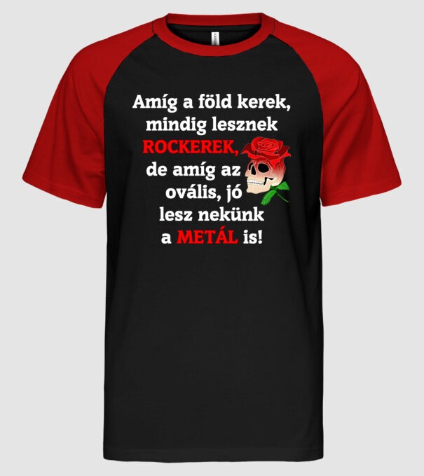  minta fekete/piros pólón