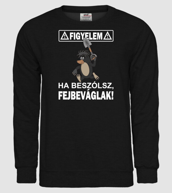  minta fekete pólón