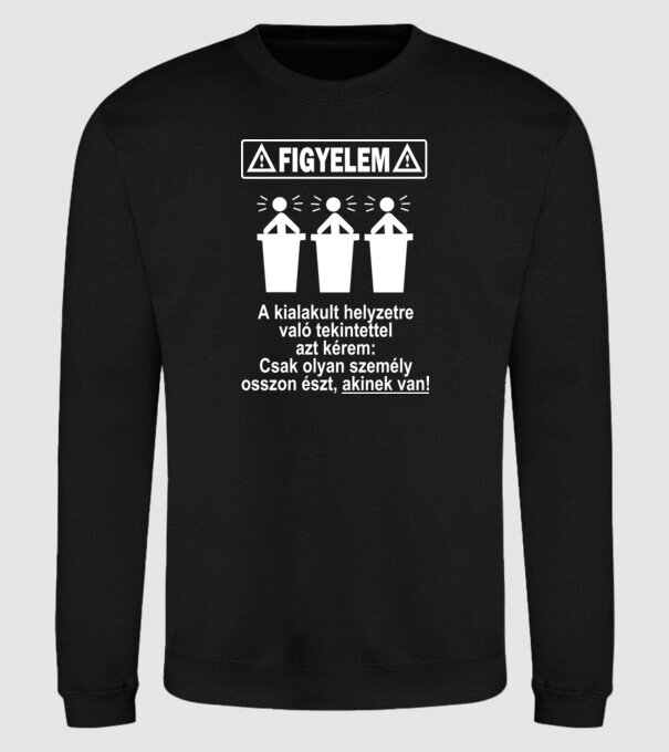  minta fekete pólón
