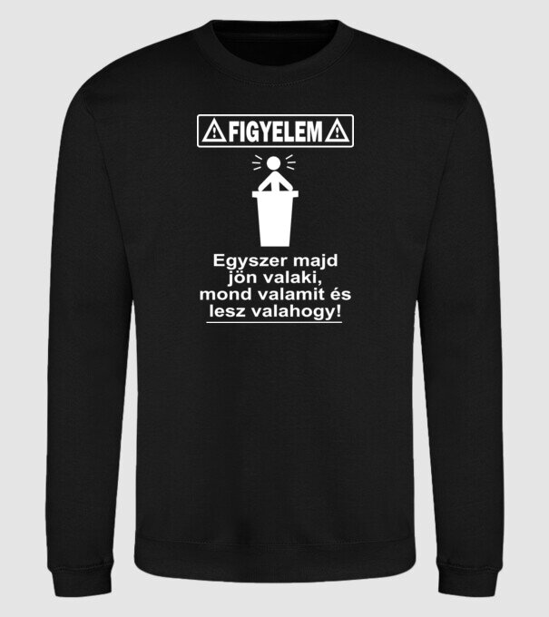 minta fekete pólón
