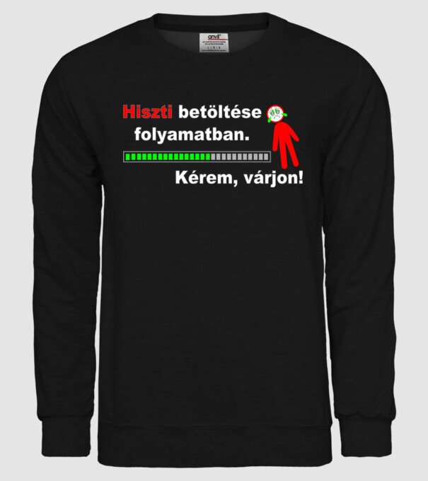  minta fekete pólón