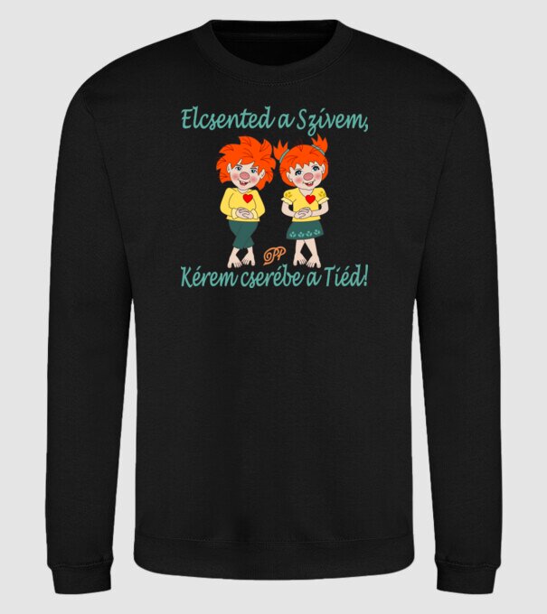  minta fekete pólón