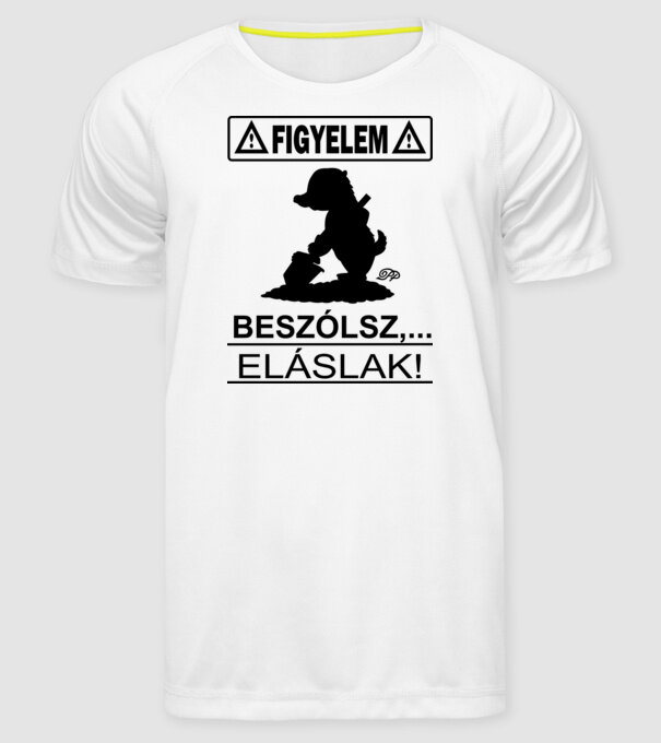  minta fehér pólón