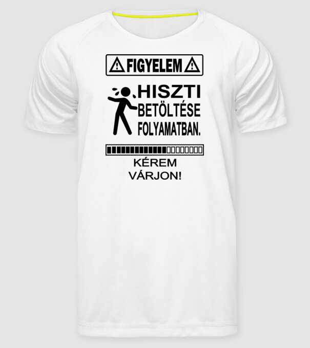  minta fehér pólón