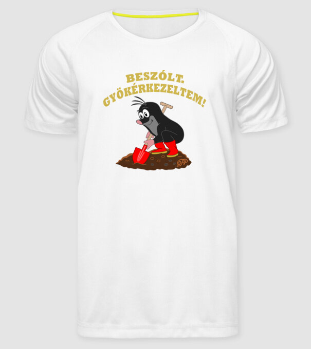 minta fehér pólón