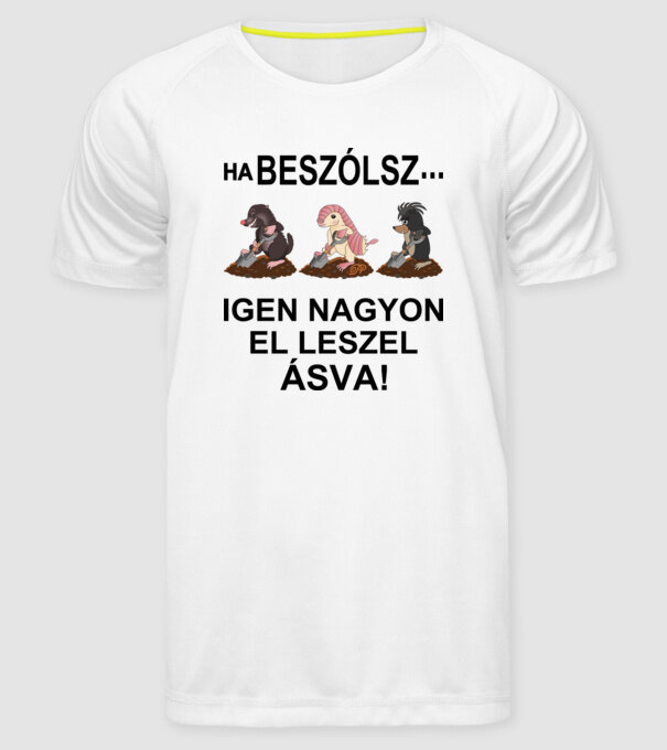  minta fehér pólón