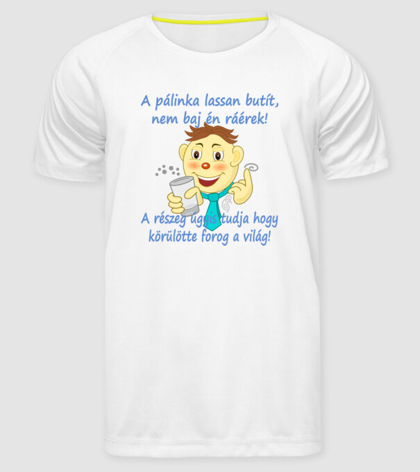  minta fehér pólón