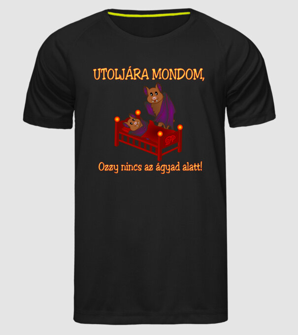  minta fekete pólón