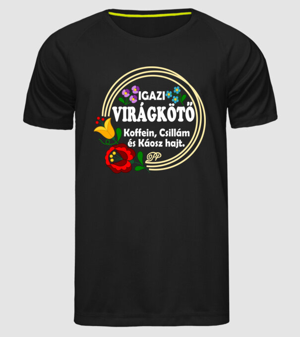  minta fekete pólón