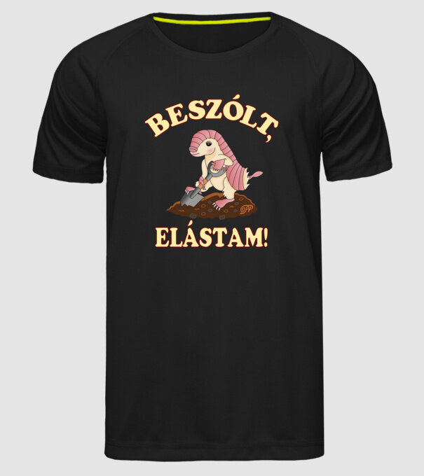  minta fekete pólón
