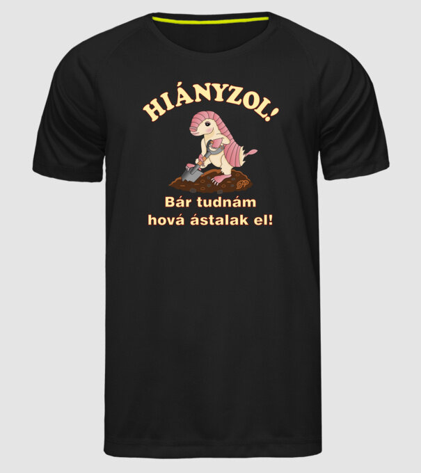  minta fekete pólón