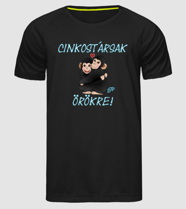  minta fekete pólón