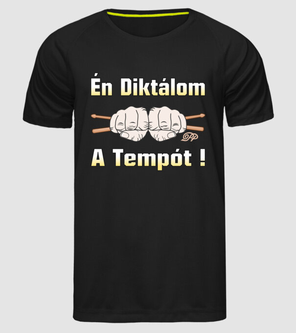  minta fekete pólón