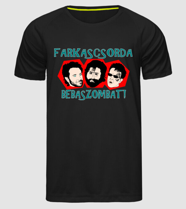  minta fekete pólón