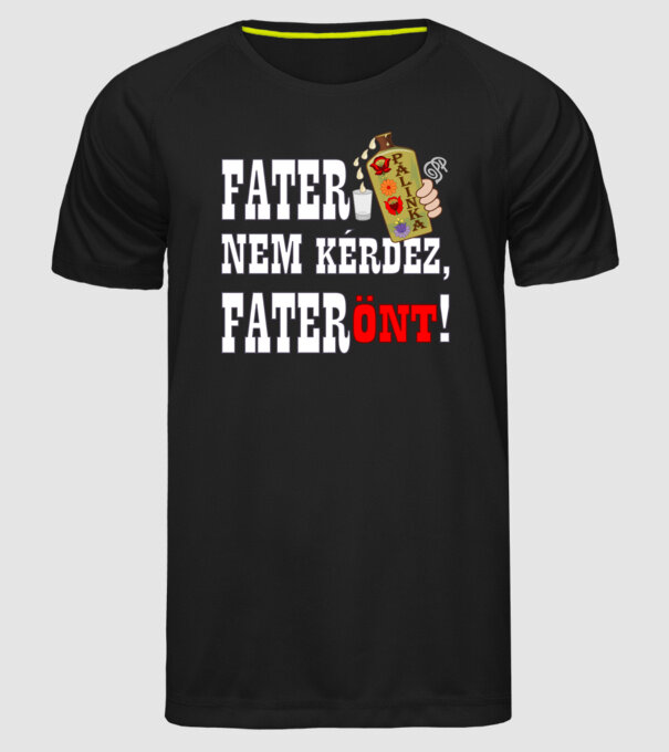  minta fekete pólón