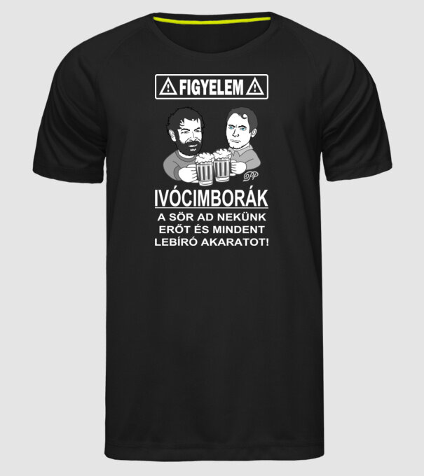  minta fekete pólón