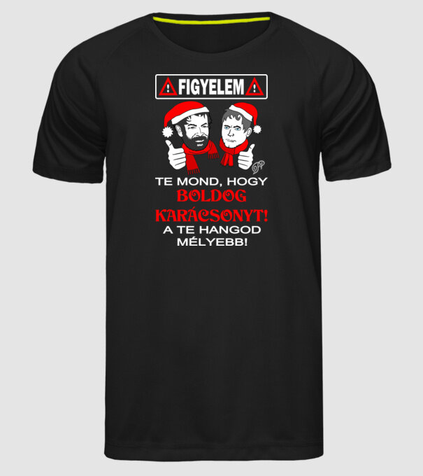  minta fekete pólón