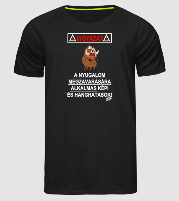  minta fekete pólón