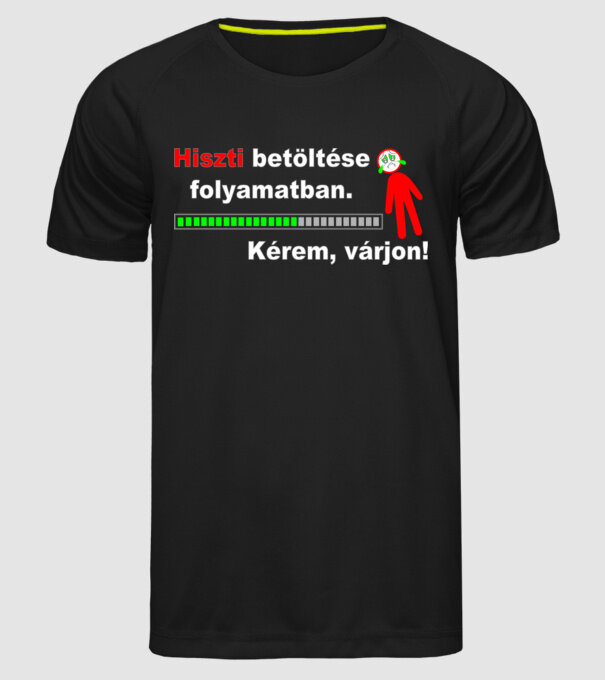  minta fekete pólón