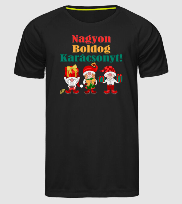  minta fekete pólón