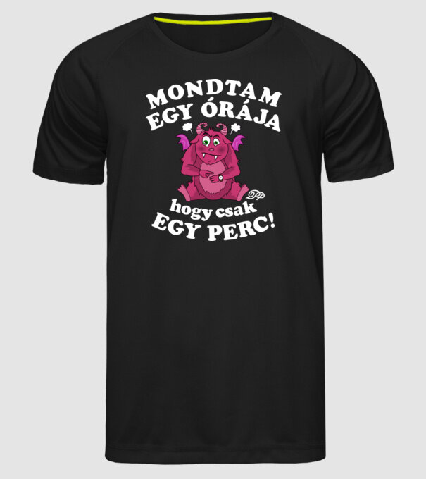  minta fekete pólón