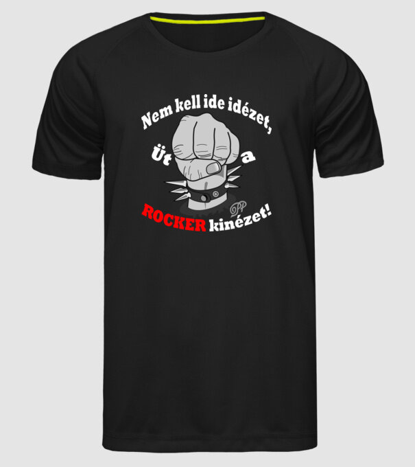  minta fekete pólón