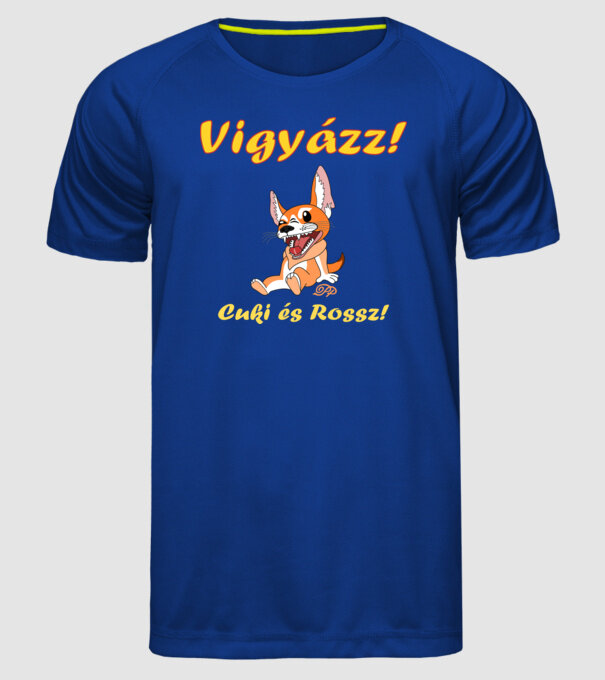  minta királykék pólón