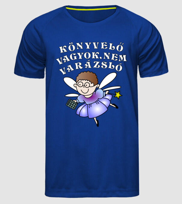 minta királykék pólón