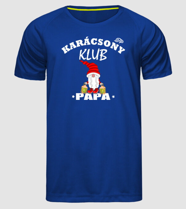  minta királykék pólón