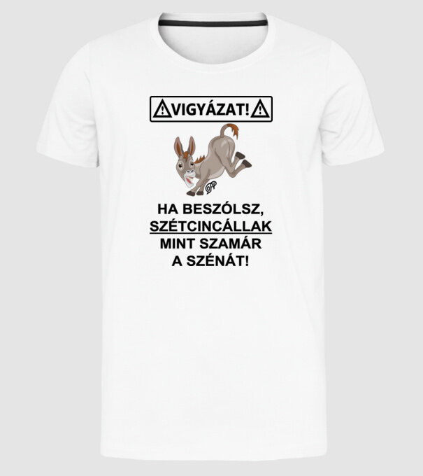  minta fehér pólón