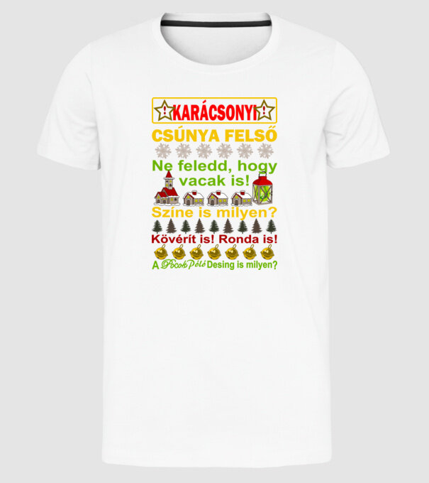  minta fehér pólón