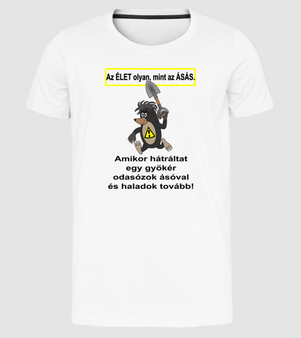  minta fehér pólón