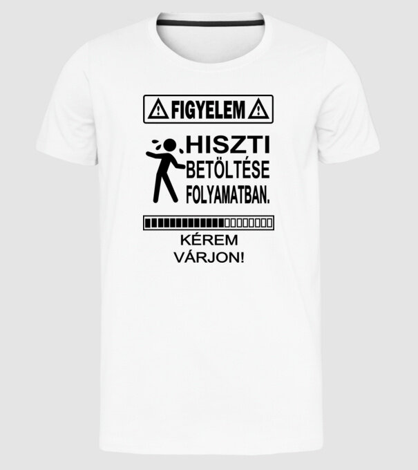  minta fehér pólón