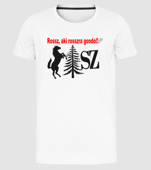  minta fehér pólón