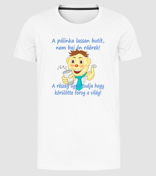 minta fehér pólón