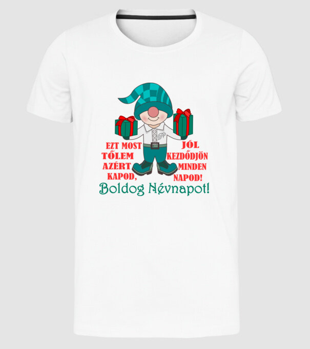  minta fehér pólón