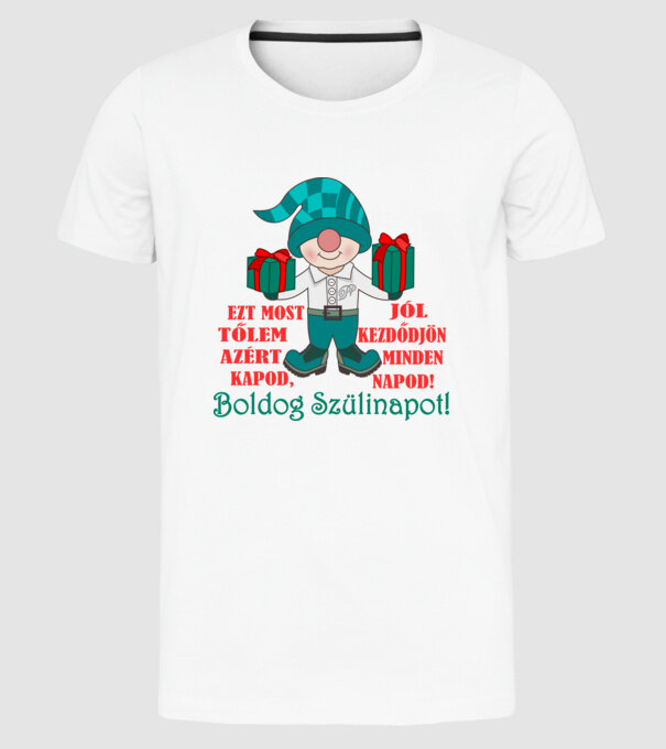  minta fehér pólón