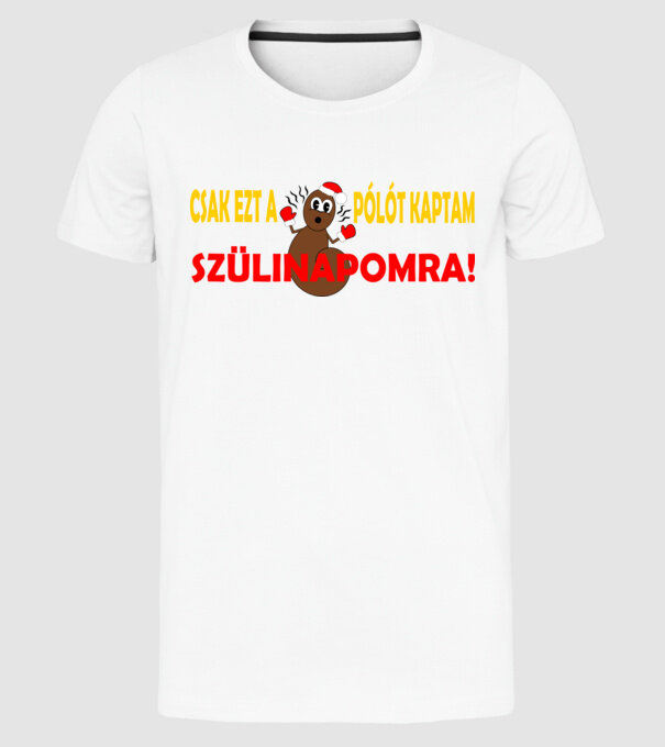  minta fehér pólón
