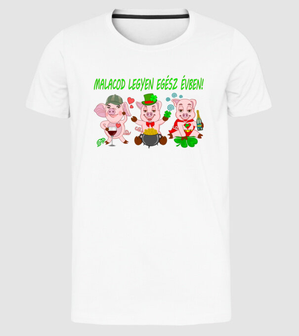  minta fehér pólón