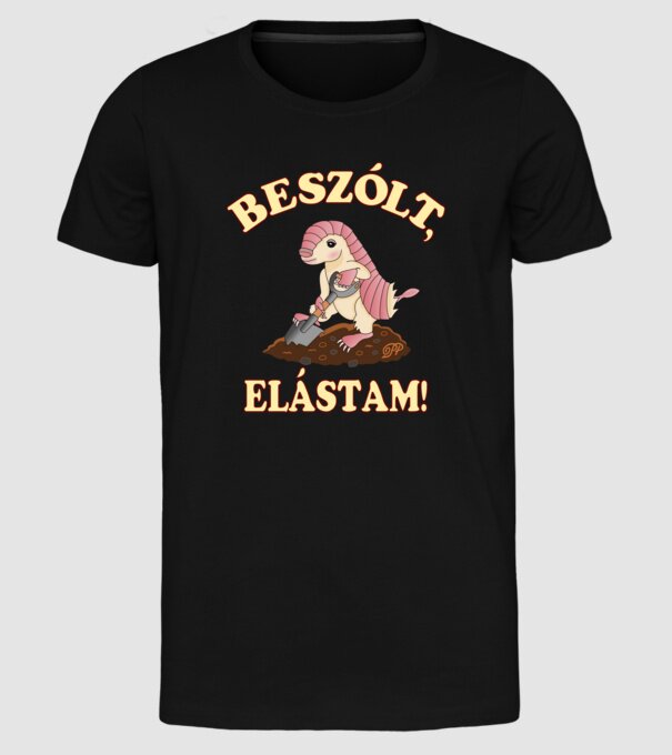  minta fekete pólón