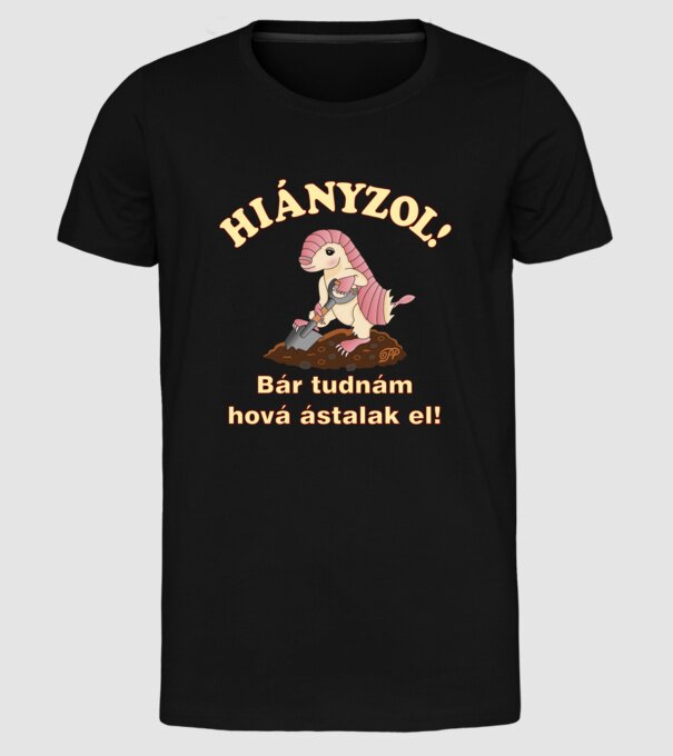  minta fekete pólón