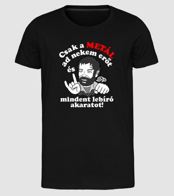  minta fekete pólón