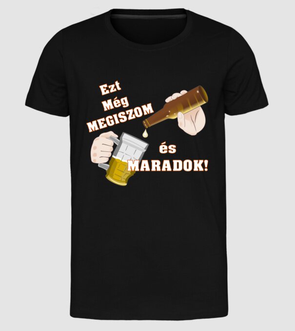  minta fekete pólón